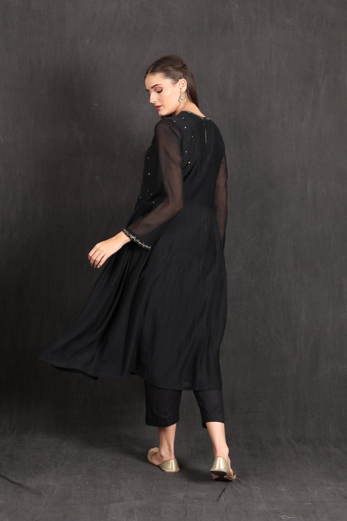 AMINA - BLACK Kurta Set