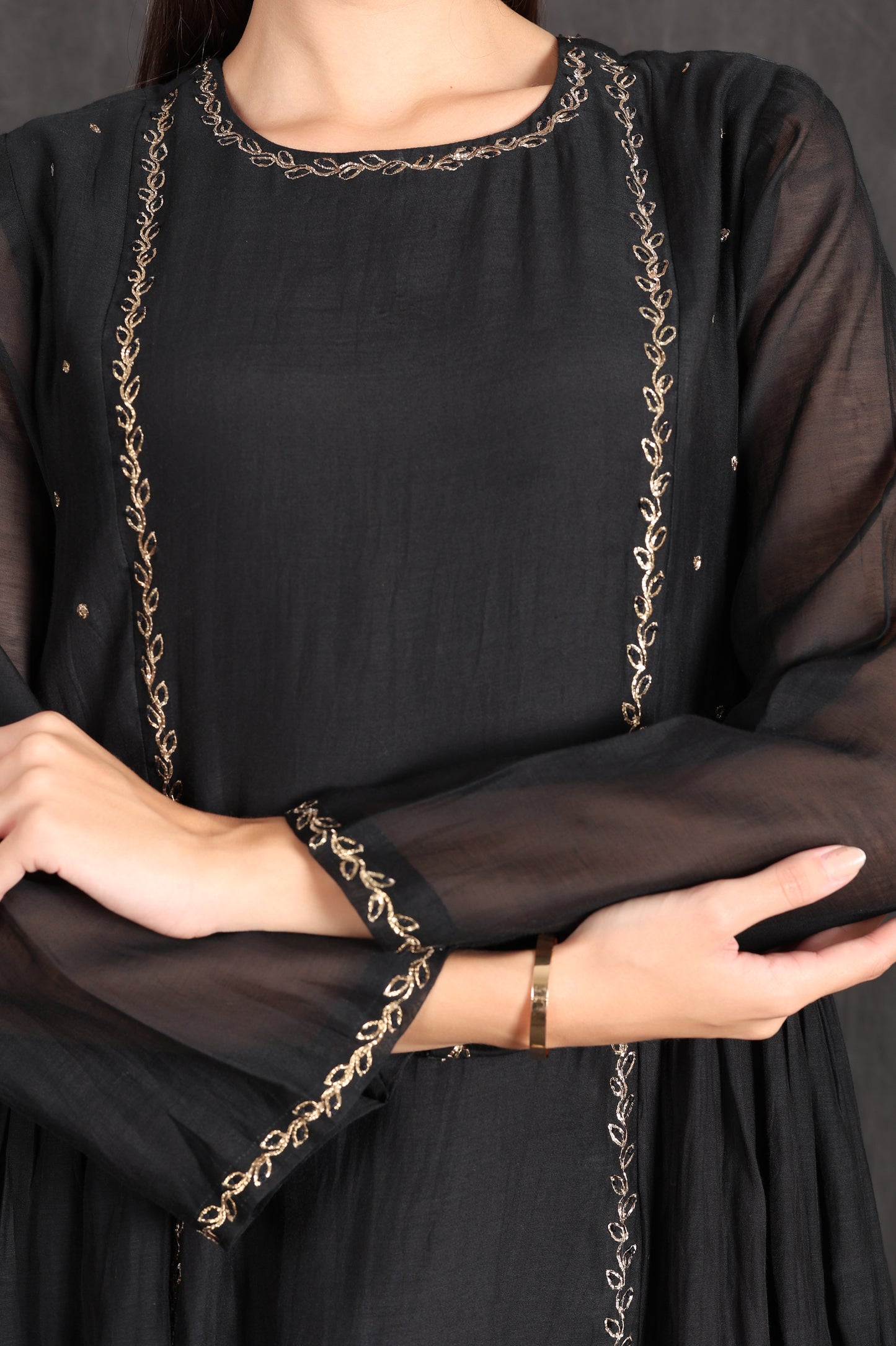 AMINA - BLACK Kurta Set