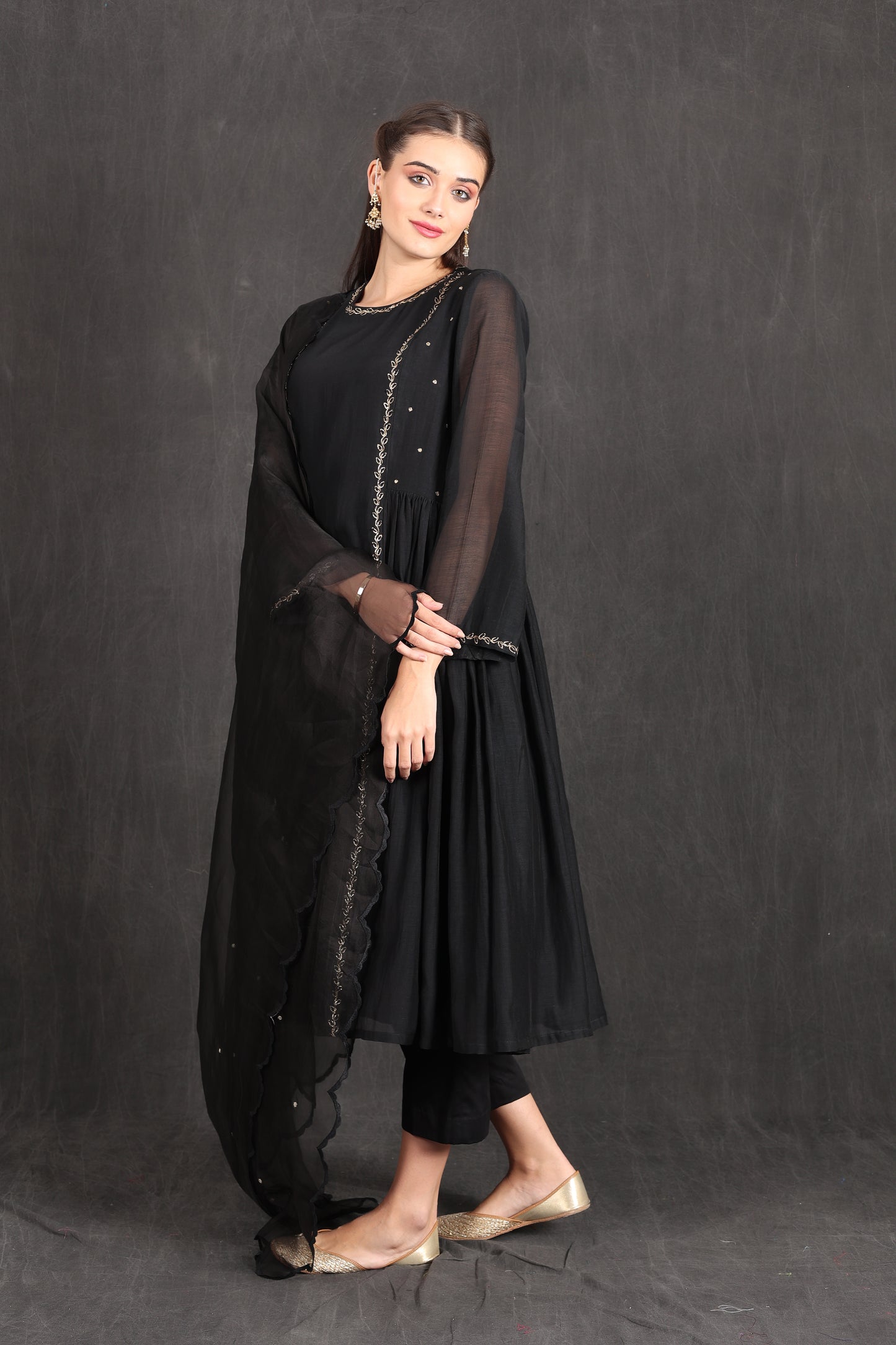 AMINA - BLACK Kurta Set
