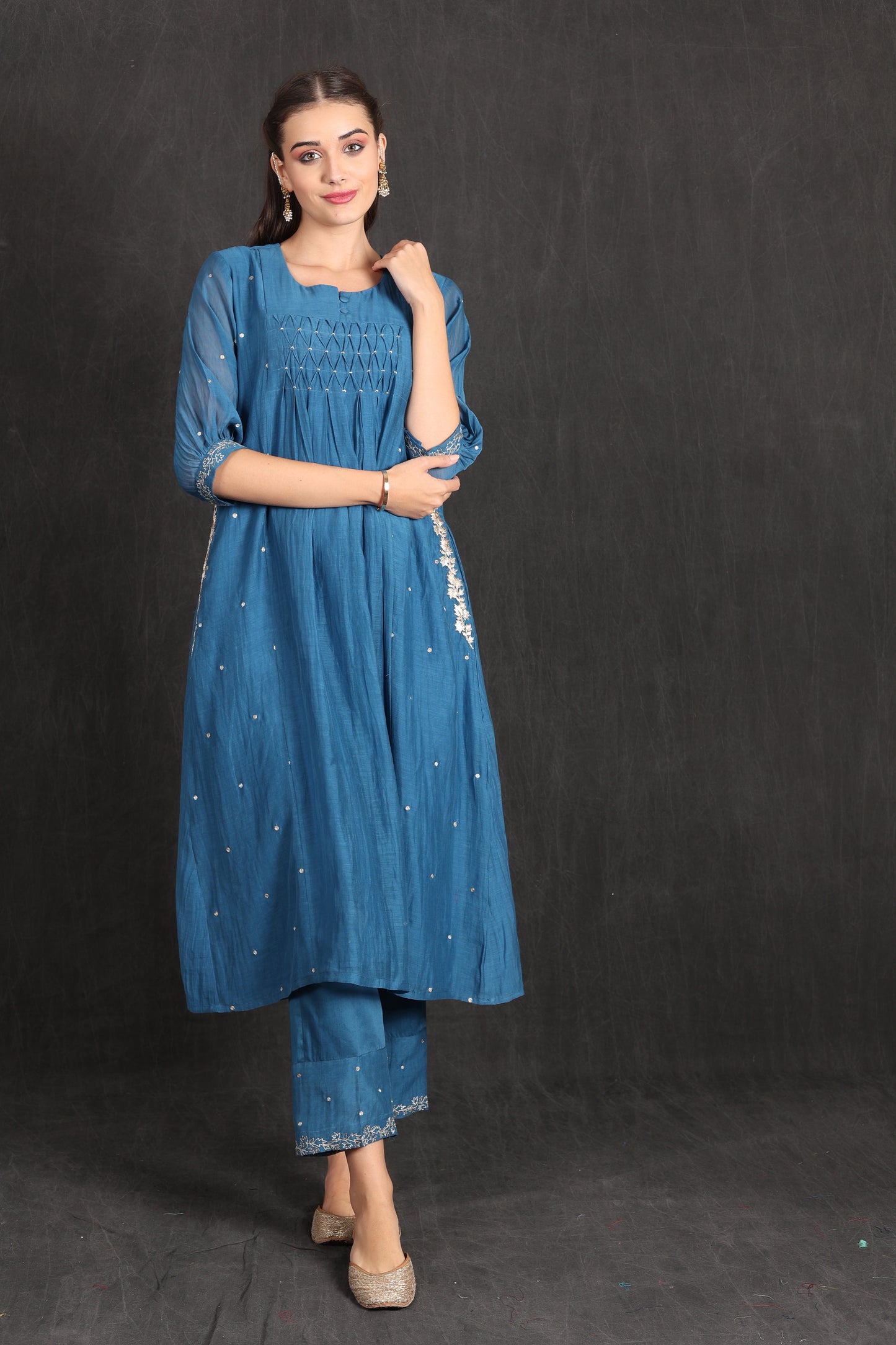 RANIA - Blue Kurta Set