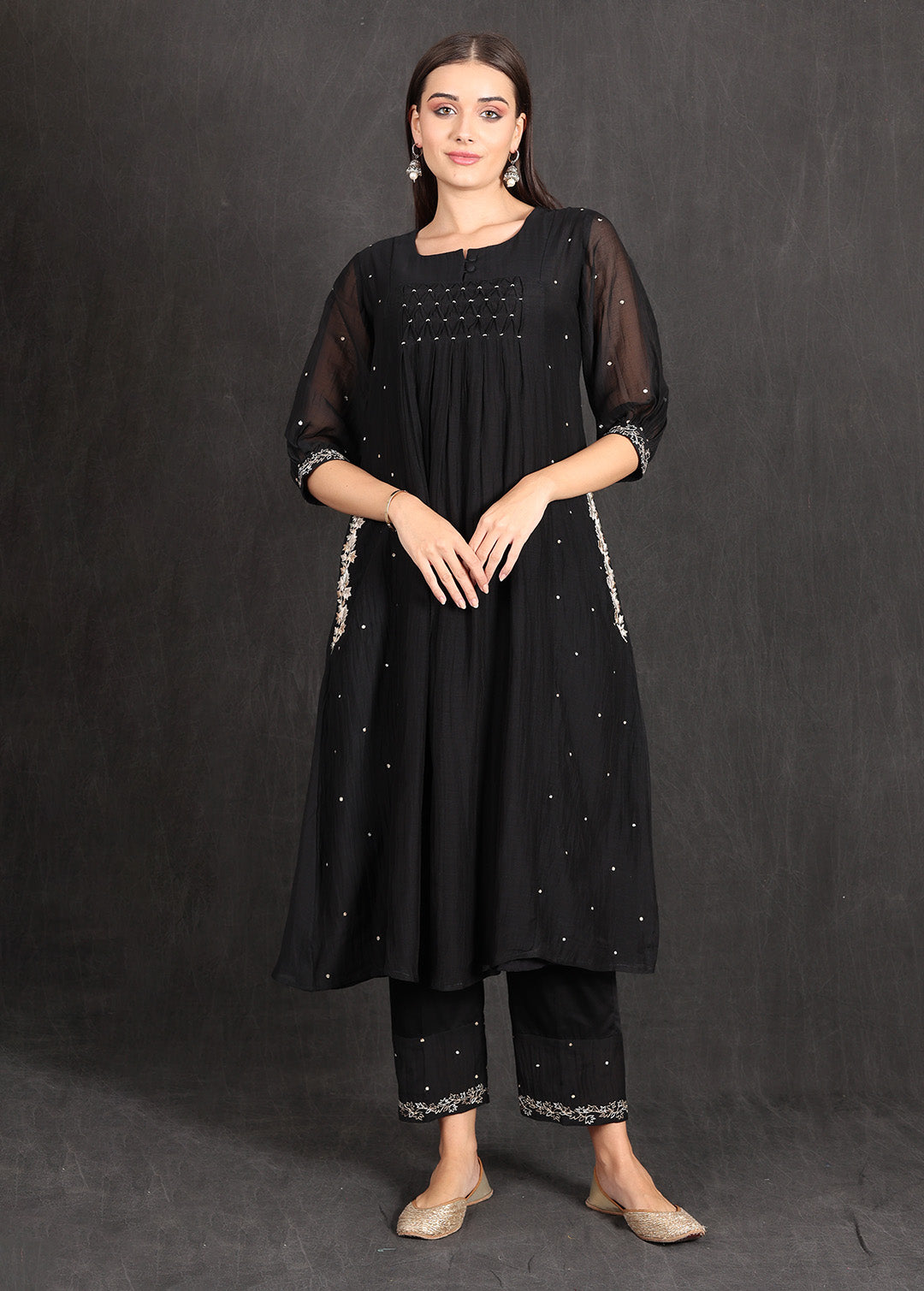 RANIA - Black Kurta Set