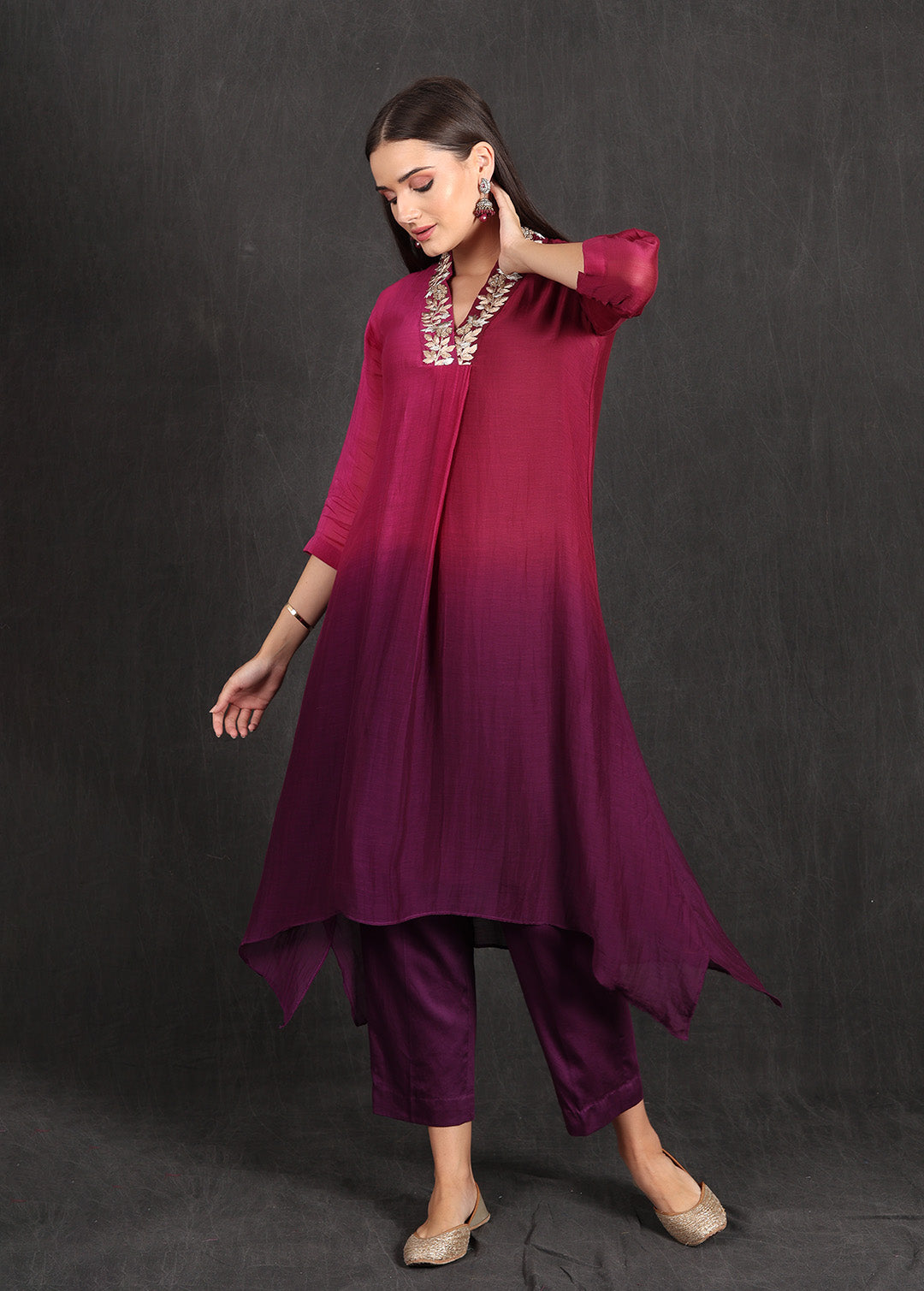 SAIRA - Wine Ombre Set