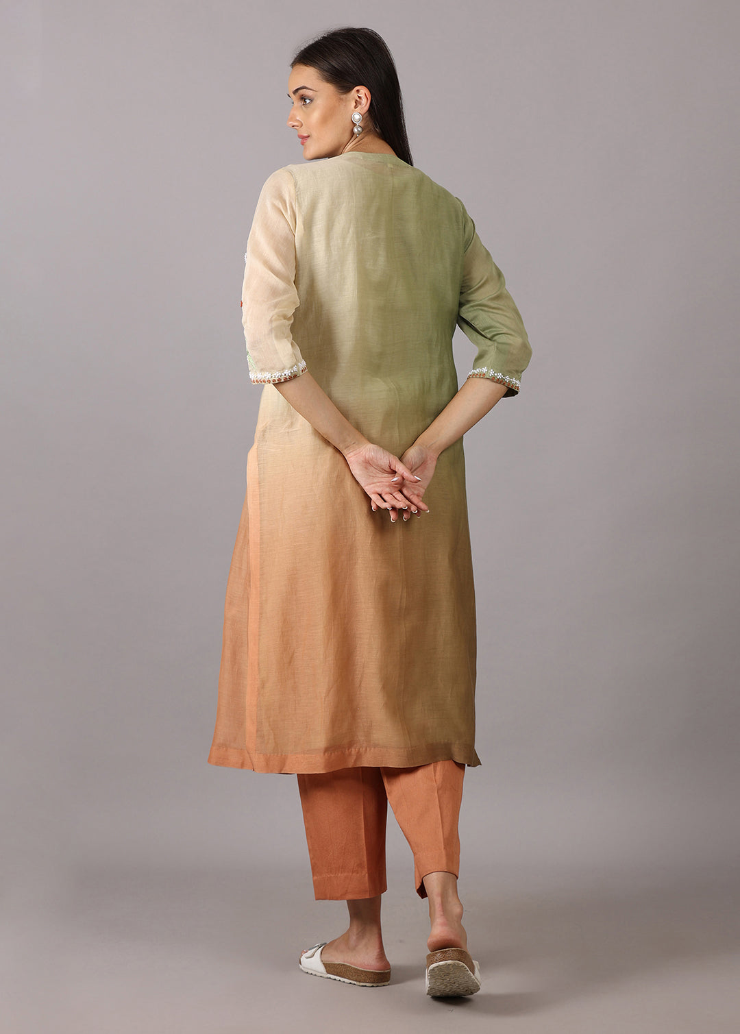 GULAB - Earthy Ombre Kurta Set