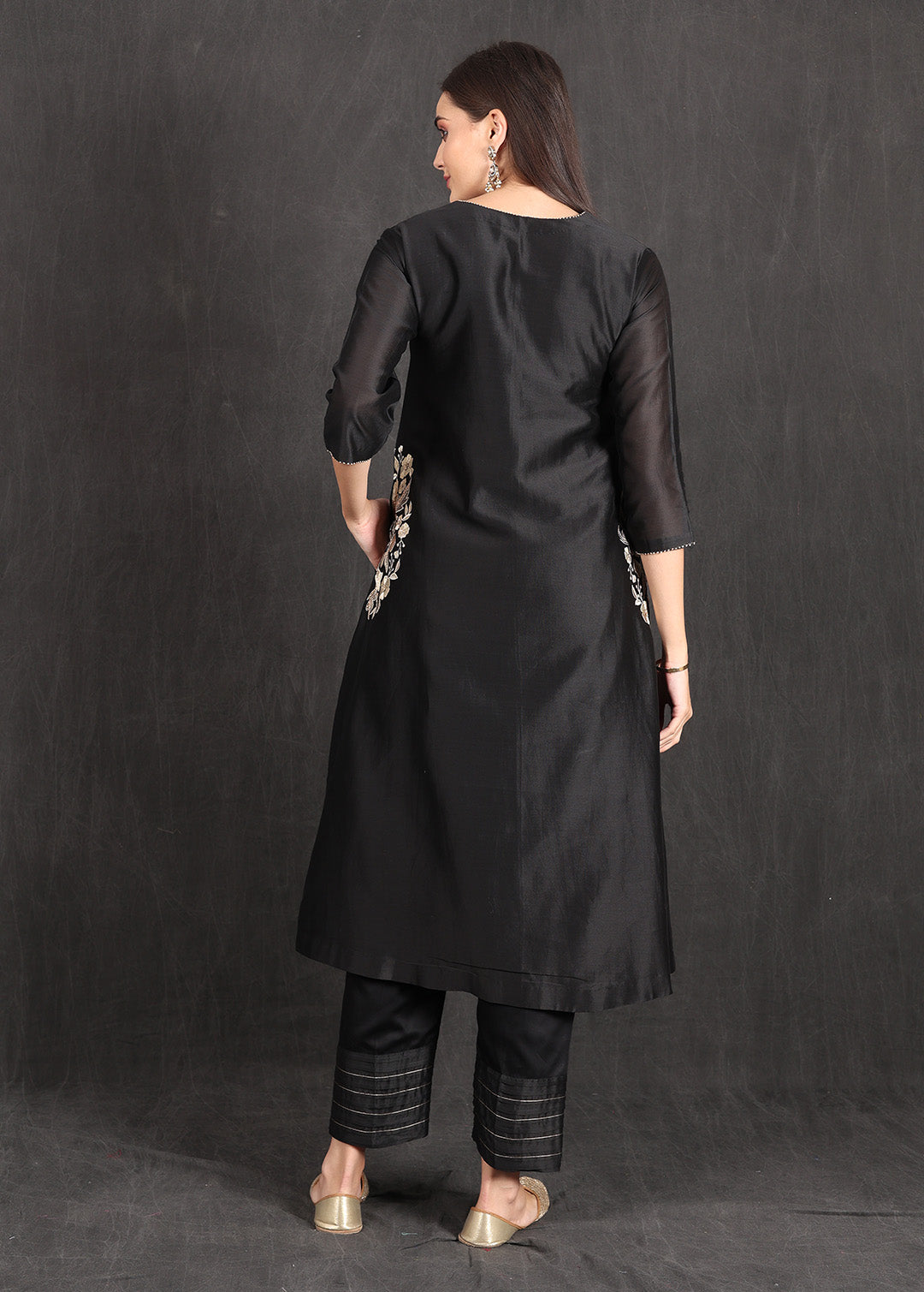 RABIYA - Black Kurta Set