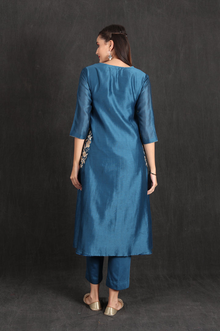 RABIYA - Blue Kurta Set