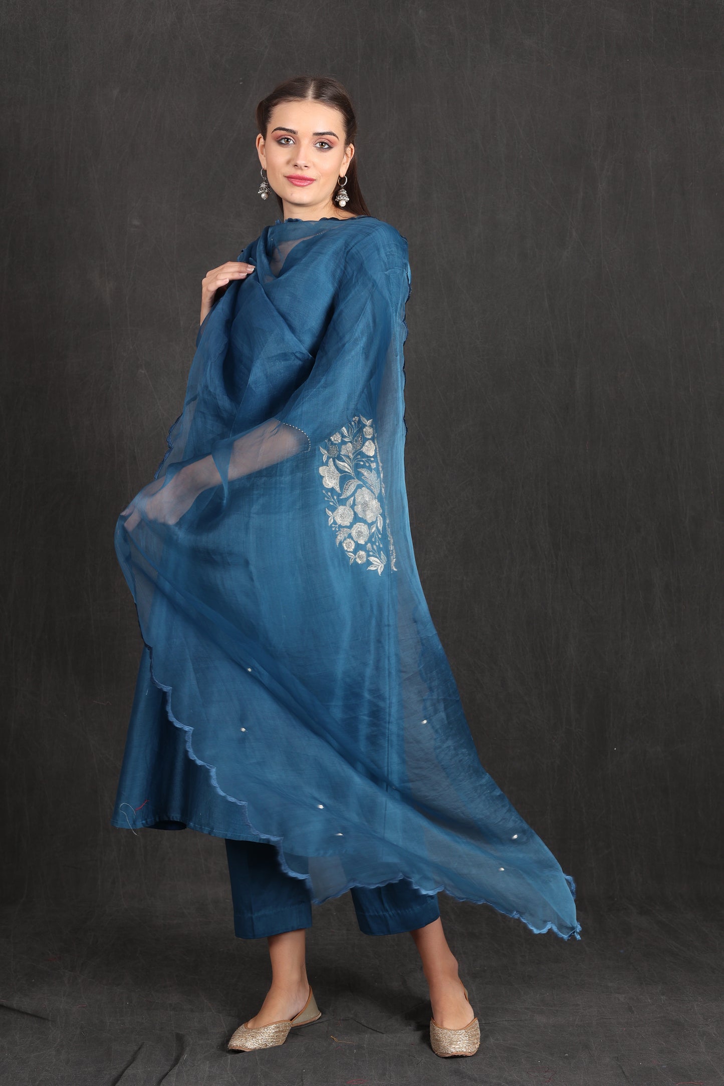 RABIYA - Blue Kurta Set