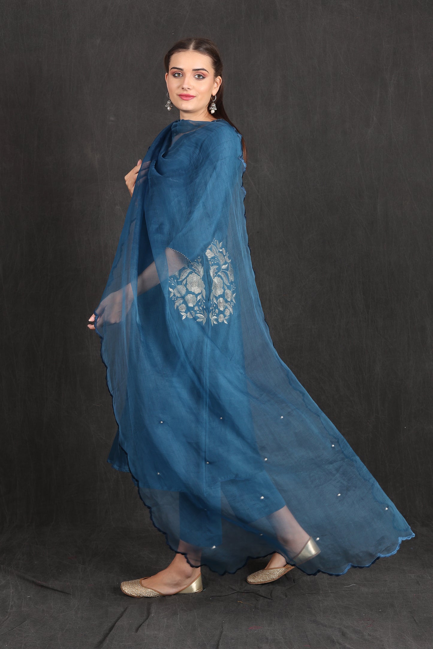 RABIYA - Blue Kurta Set
