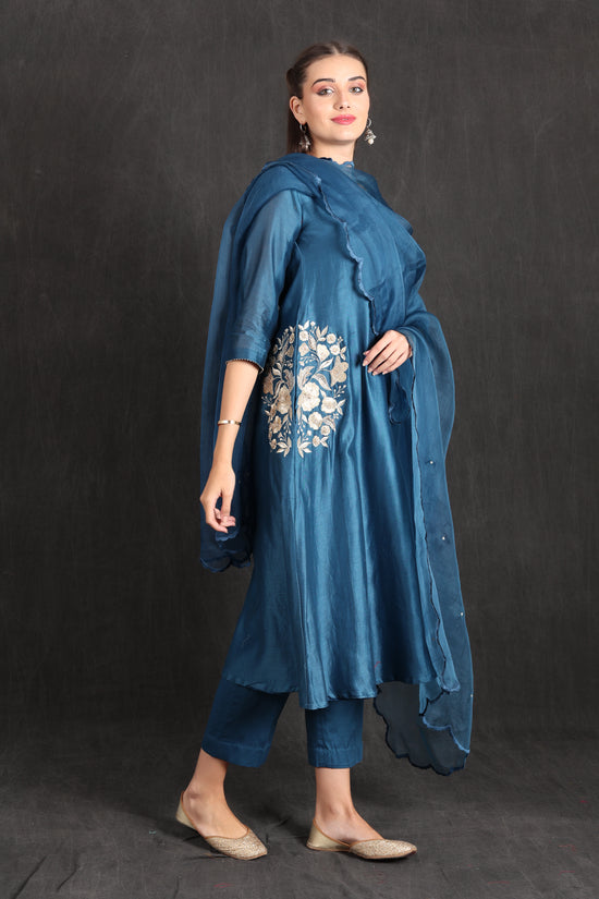 RABIYA - Blue Kurta Set