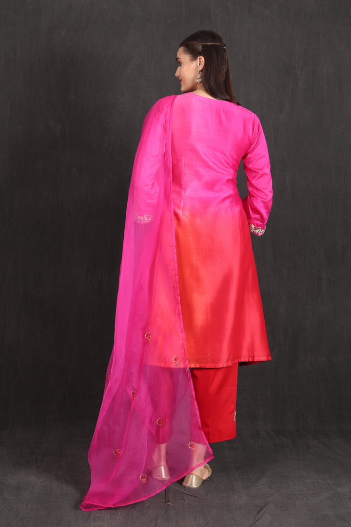 ISRA - Pink Ombre Suit