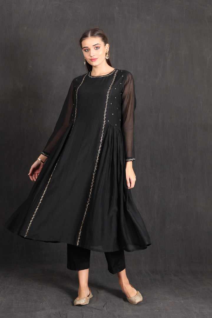 AMINA - BLACK Kurta Set
