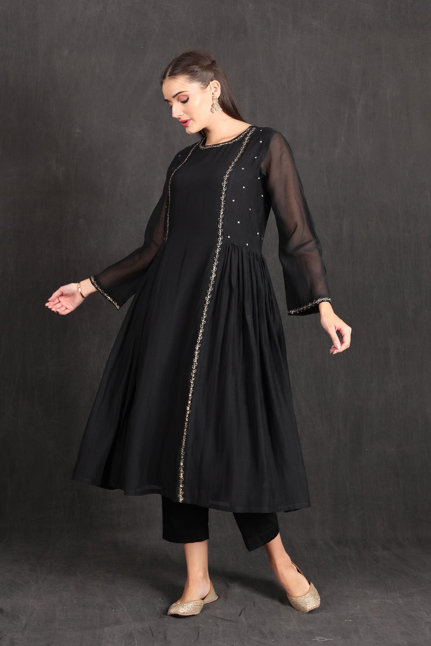 AMINA - BLACK Kurta Set