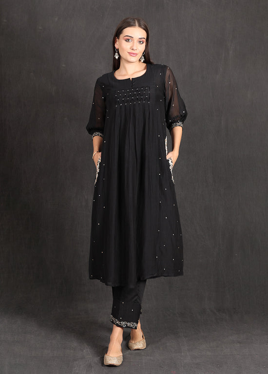 RANIA - Black Kurta Set