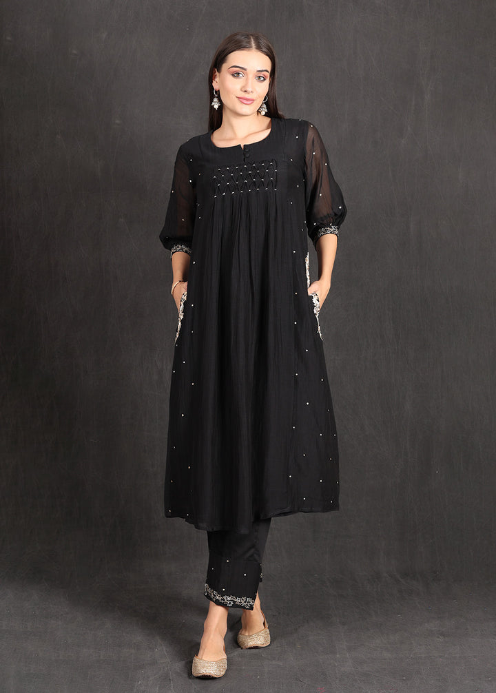 RANIA - Black Kurta Set
