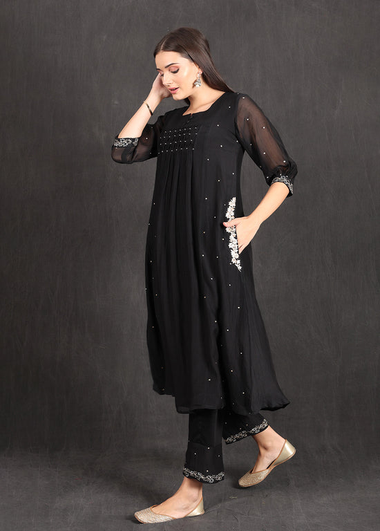 RANIA - Black Kurta Set