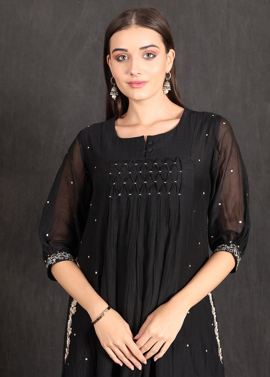 RANIA - Black Kurta Set