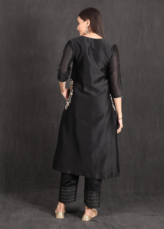 RABIYA - Black Kurta Set